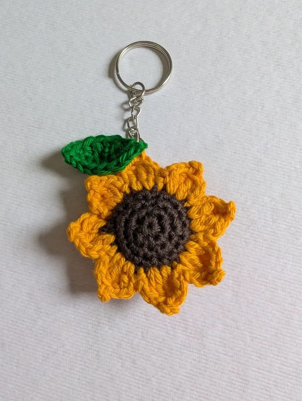 Sunflower key chain
